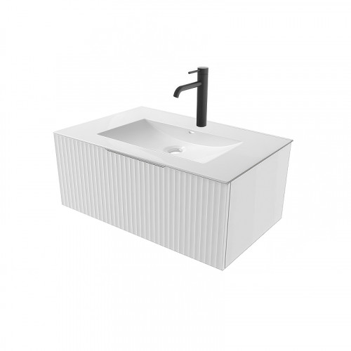 Тумба под раковину ЗОВ Кито Флавио 60 K60FB подвесная цвет Белый PET