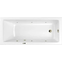 Акриловая ванна Whitecross Wave Slim 170x75 0111.170075.100.SOFT.BR с гидромассажем
