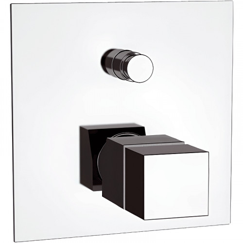 Смеситель для душа Remer Qubica Thermo QT09 с термостатом Хром латунь встраиваемый