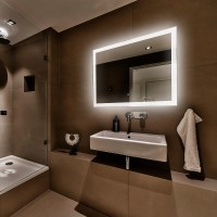 Зеркало Abber See 120 AG6107SXL-1.2 с подсветкой с сенсорным выключателем и диммером стекло