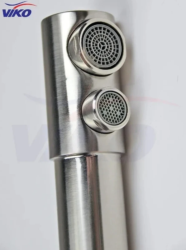 Смеситель для кухни Viko V-5054 Серебро латунь на столешницу
