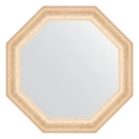 Зеркало Evoform Octagon 70х70 BY 7333 в багетной раме - Старый гипс 82