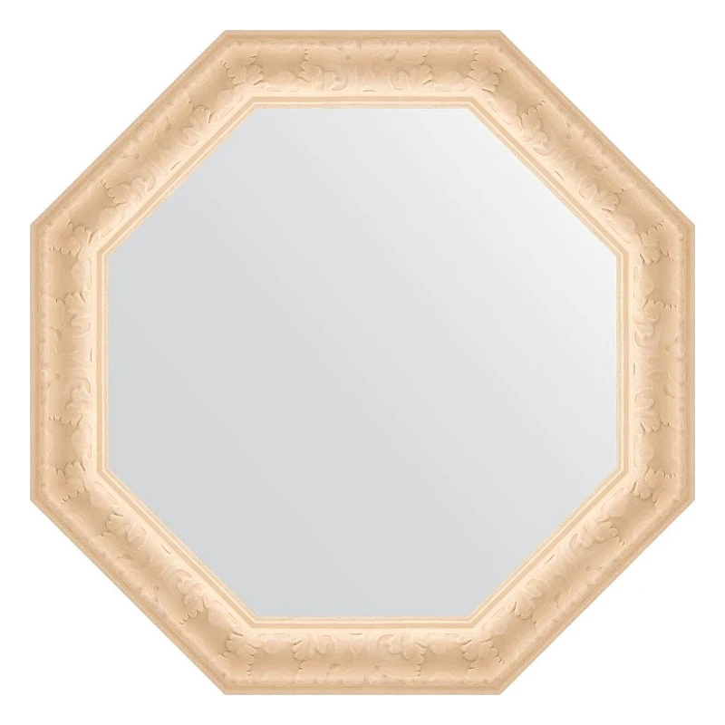 Зеркало Evoform Octagon 70х70 BY 7333 в багетной раме - Старый гипс 82