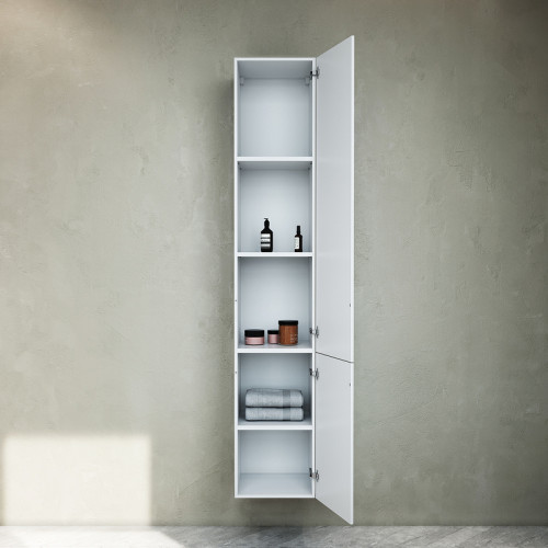 Шкаф пенал AM.PM Gem 30 R M90CHR0306WG подвесной Белый МДФ / ЛДСП