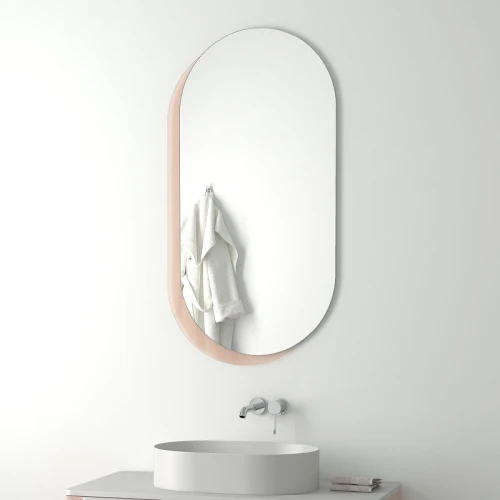 Зеркало Evoform Double 124x65 BY 0303 на стеклянном основании - цвет Бронза стекло
