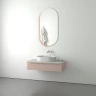Зеркало Evoform Double 124x65 BY 0303 на стеклянном основании - цвет Бронза стекло