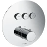 Смеситель для душа WasserKRAFT Dinkel 5844 с термостатом Хром латунь встраиваемый