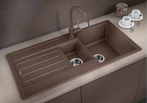 Кухонная мойка Blanco Legra 6 S 522207 Антрацит искусственный камень (литьевой мрамор) встраиваемый