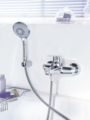 Смеситель для ванны Grohe Eurodisc Cosmopolitan 33390002 Хром латунь на стену