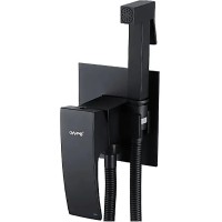 Гигиенический душ со смесителем Gappo G07-6 G7207-6 Черный матовый латунь встраиваемый
