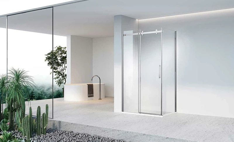 Душевой уголок Vincea Como-N 120x100 VSR-4CN1012CL профиль Хром стекло прозрачное