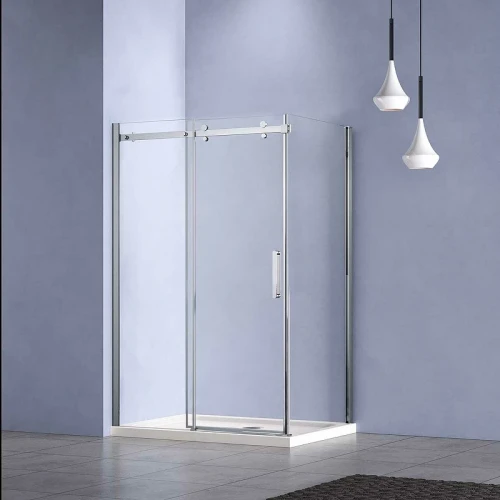 Душевой уголок Vincea Como-N 120x100 VSR-4CN1012CL профиль Хром стекло прозрачное