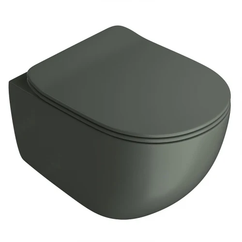 Унитаз подвесной Artceram File 2.0 Reel FLV006 15 00 цвет Grey olive без сиденья