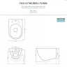 Унитаз подвесной Artceram File 2.0 Reel FLV006 15 00 цвет Grey olive без сиденья