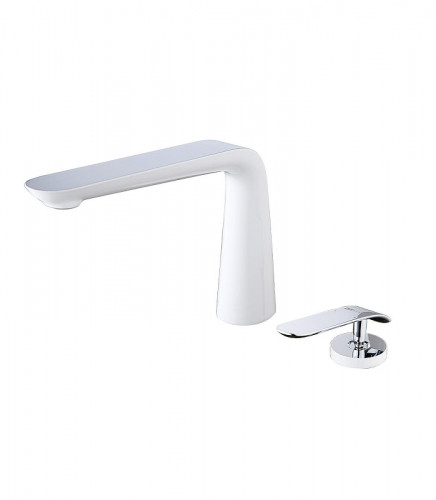 Смеситель для раковины Lemark Melange LM4936CW цвет Хром, Белый