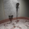 Смеситель для ванны Knotlor Слайд KN-82/GM цвет Вороненая сталь