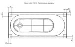 Акриловая ванна Aquanet Lotos 170x75 309624 цвет Белый