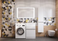 Зеркало Aquaton Соул 120 1A252902SU010 с подсветкой с сенсорным выключателем с антизапотеванием стекло