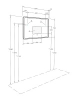 Зеркало Aquaton Соул 120 1A252902SU010 с подсветкой с сенсорным выключателем с антизапотеванием стекло