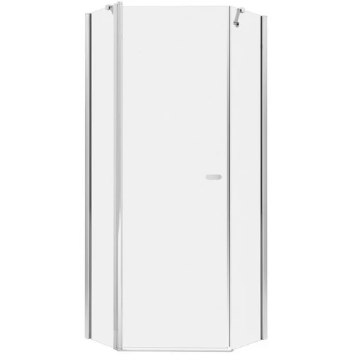 Душевой уголок New Trendy New Soleo Chrome 80х80 K-0606 профиль Хром стекло прозрачное