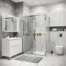 Душевой уголок Grossman Cosmo 120х80 120.K33.02.1280.10.00 профиль Хром стекло прозрачное