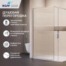 Душевая перегородка RGW Walk In (Волк-ин) WA-08 60 81100806-151 профиль Хром стекло ребристое