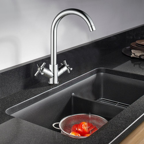 Смеситель для кухни WesnaArt Kometa KOM17-110 цвет Хром