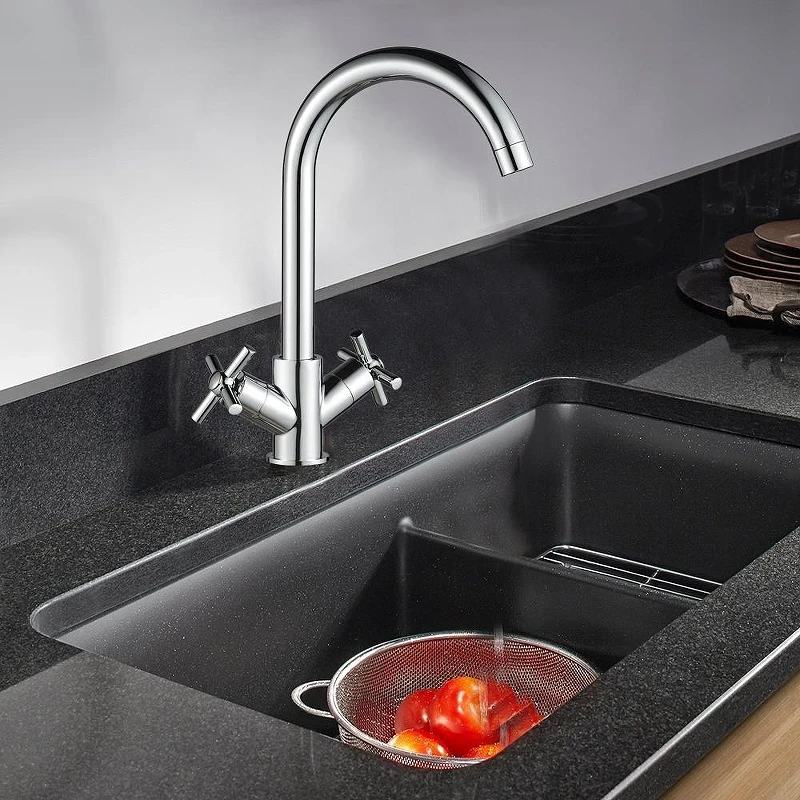 Смеситель для кухни WesnaArt Kometa KOM17-110 цвет Хром