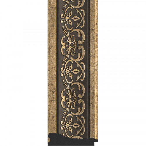 Зеркало Evoform Octagon 69х69 BY 3842 в багетной раме - Вензель серебряный 101 мм стекло