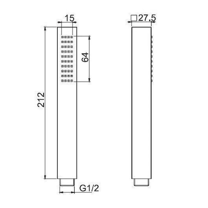 Ручной душ Fima Carlo Frattini Handshowers F2203BS цвет Белый матовый