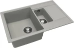 Кухонная мойка Florentina Липси-780К 20.250.D0780.305 Грей искусственный камень (литьевой мрамор) встраиваемый