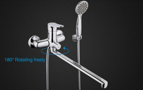 Смеситель для ванны Gappo G36 G2236 универсальный Хром латунь на стену