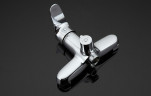 Смеситель для ванны Gappo G36 G2236 универсальный Хром латунь на стену