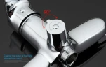 Смеситель для ванны Gappo G36 G2236 универсальный Хром латунь на стену