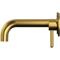 Смеситель для раковины Whitecross Y brushed gold Y1216GLB Брашированное золото латунь встраиваемый