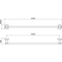 Полотенцедержатель Aquatek Классик AQ4514PG Золото