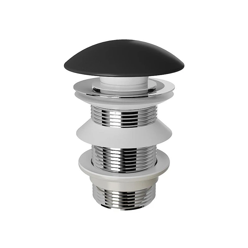 Донный клапан Aqueduto Ralo RAL0140 click-clack цвет Черный матовый