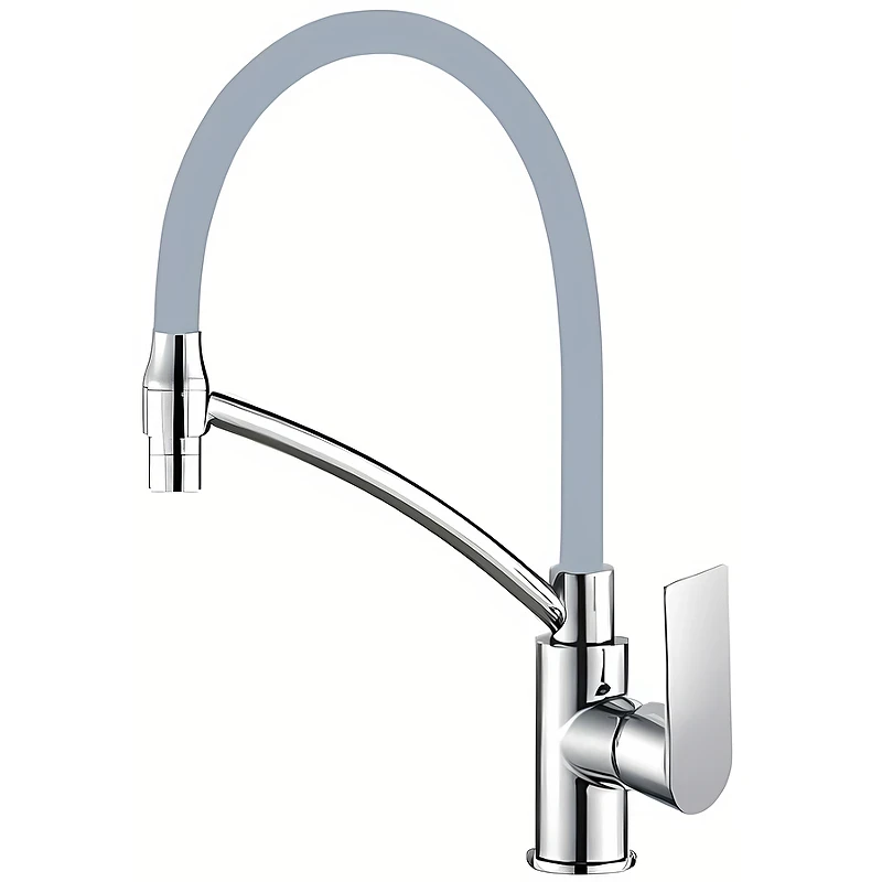 Смеситель для кухни Haiba HB72505 Хром Серый латунь