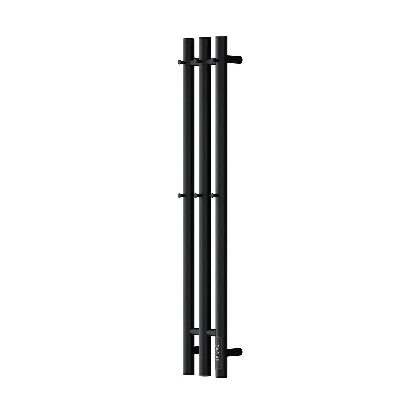 Электрический полотенцесушитель APEXTERMO Luna Light 800x120 LN10182BL с крючками цвет Черный