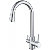 Смеситель для кухни Aquatek AQ1085CR Хром латунь