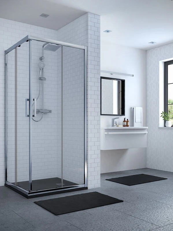 Душевая система Ideal Standard Ideal Rain Cube Evo A6985AA Хром латунь на стену