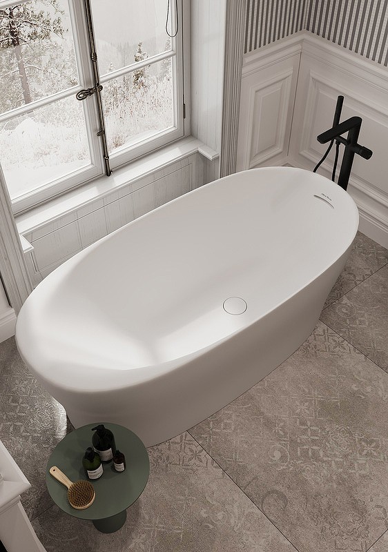 Ванна из искусственного камня Allen Brau Krion Neo XL 180x80 2.35002.21 без гидромассажа