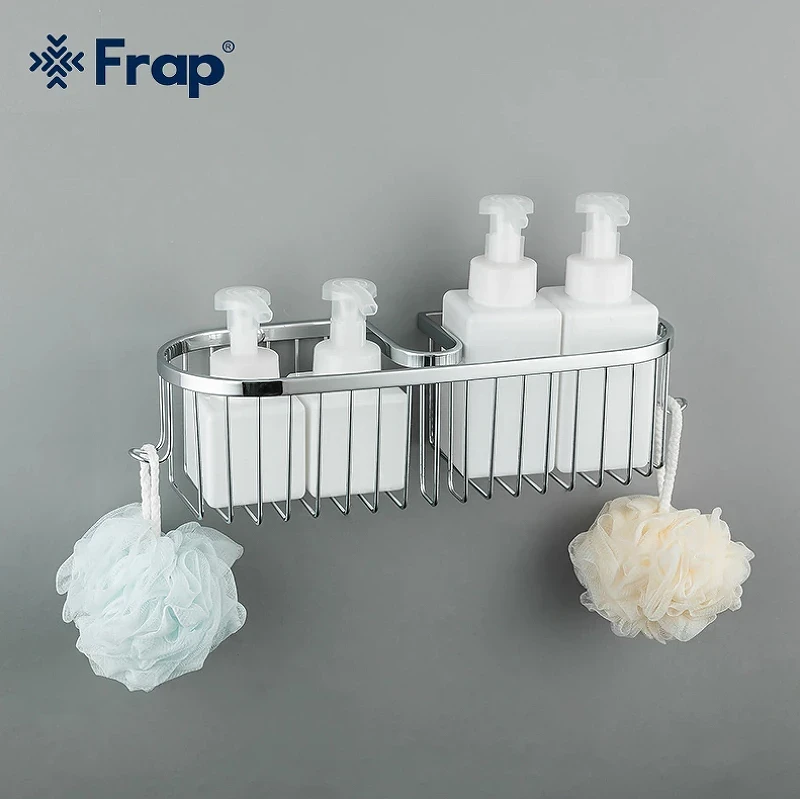 Полка корзина Frap F354 Хром