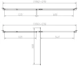 Душевой уголок Vincea Slim-N 120x90 VSR-4SNP9012CLB профиль Черный стекло прозрачное