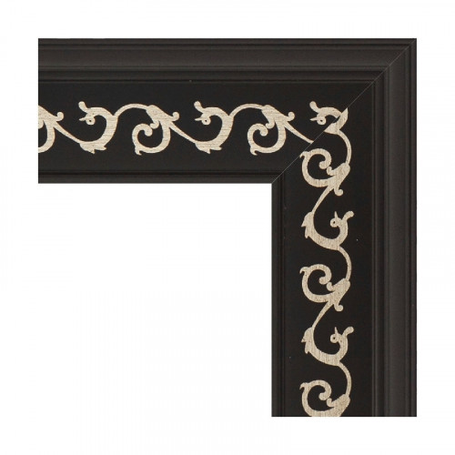 Зеркало Evoform Exclusive 85х55 Черный ардеко стекло