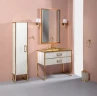 Тумба под раковину Boheme Armadi Art Monaco 100 866-100-WG Белый глянец Золото МДФ / ЛДСП