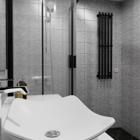 Электрический полотенцесушитель Altasan Арго 120х27 Арго12027ЧМ Черный муар нержавеющая сталь