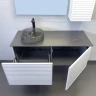 Тумба с раковиной Comforty Геленджик 120 00-00020804 подвесная Белая матовая