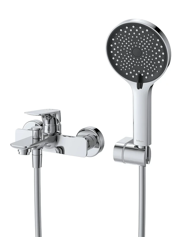 Комплект смесителей BelBagno Марина (Marino) MARINO-VASM/LVM-CRM цвет Хром