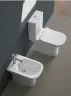Унитаз компакт Creto Cer C2 1002-002Cer-C2W с бачком и сиденьем Микролифт фаянс напольный
